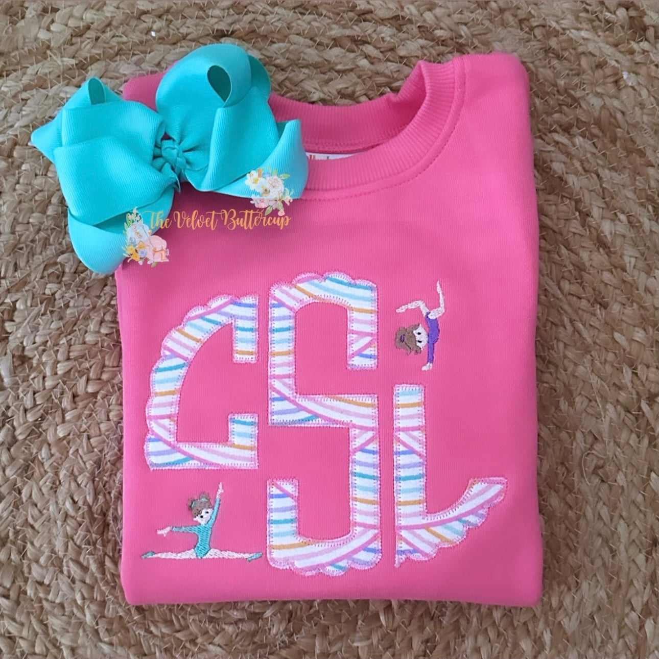 Gymnastics Applique Sweatshirt or Tee