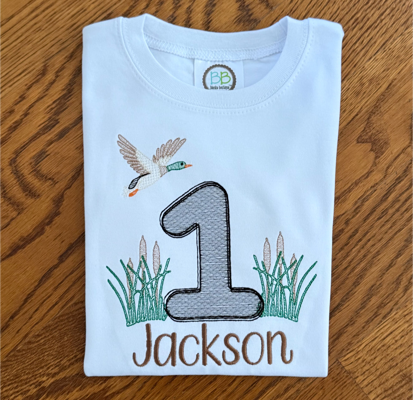 Mallard Hunting Scene Birthday Shirt