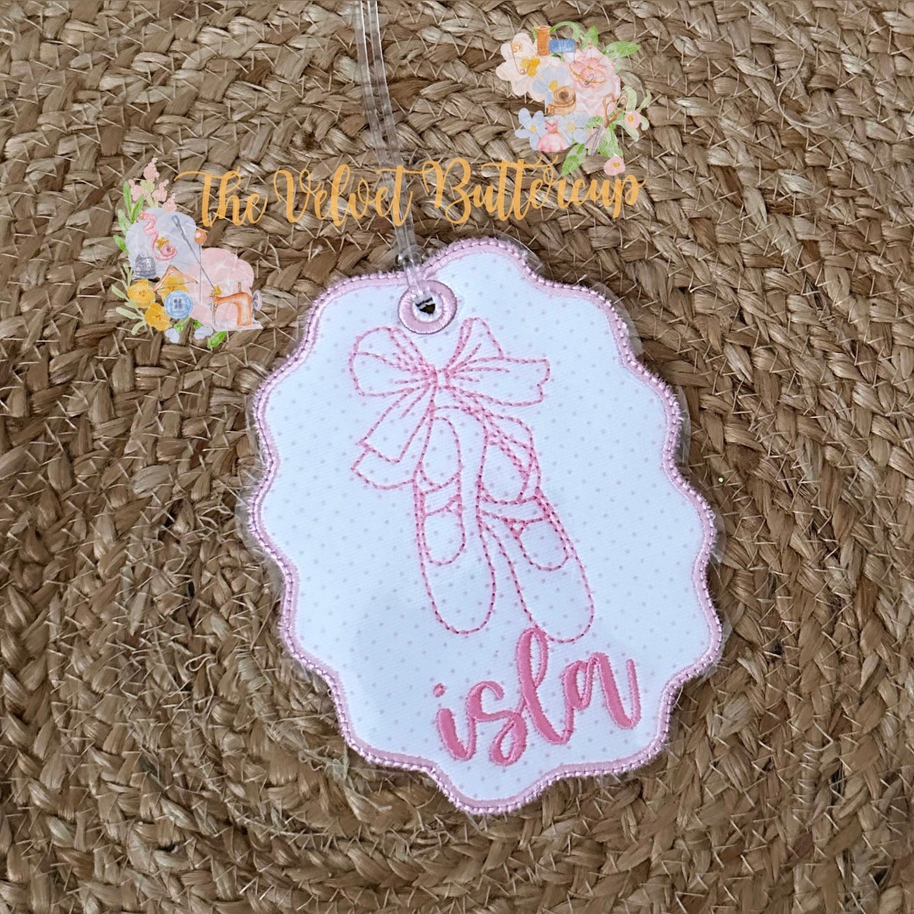 Ballerina Bag Tag
