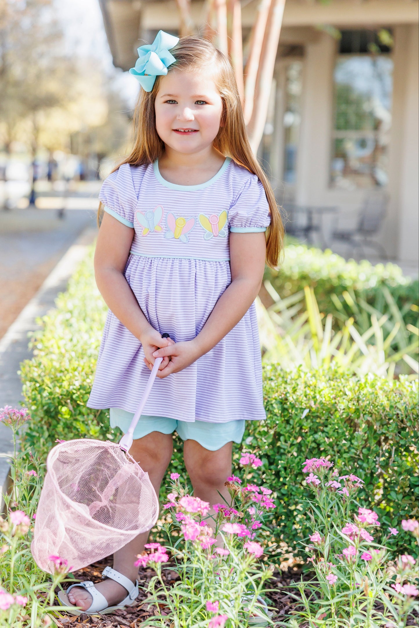 Butterfly Trio Scallop Short Set