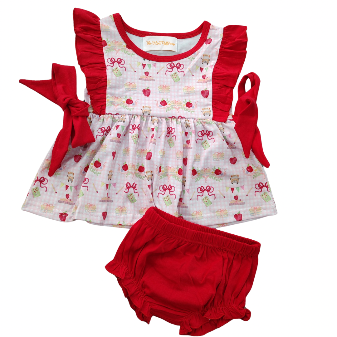 School Pennant Bloomer Set