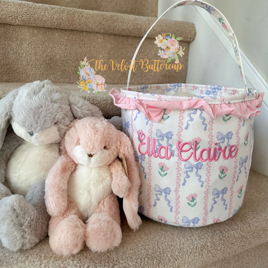 Easter Tote Grandmillennial Style - Easter Basket