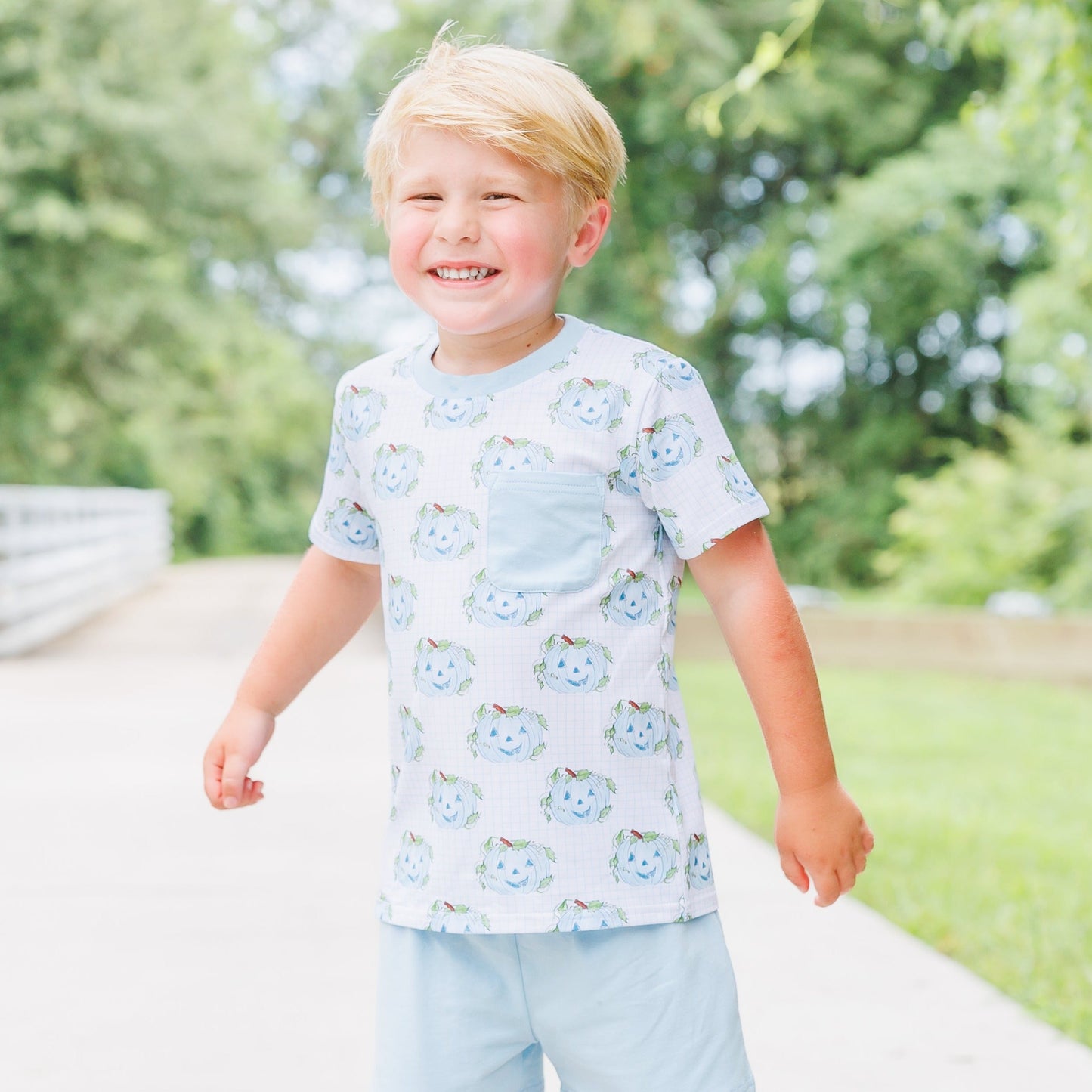 Jack O Lantern Shorts Set