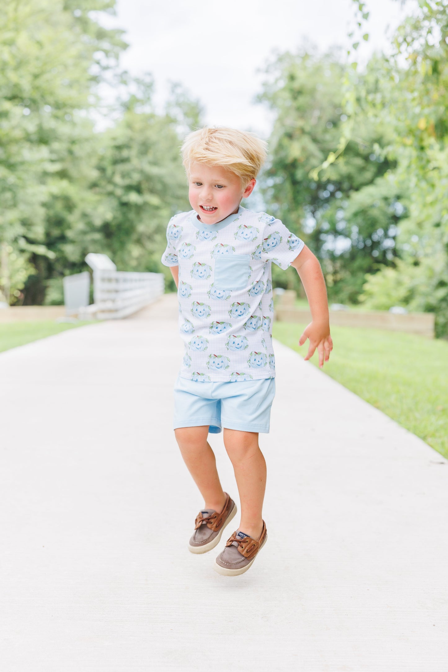 Jack O Lantern Shorts Set