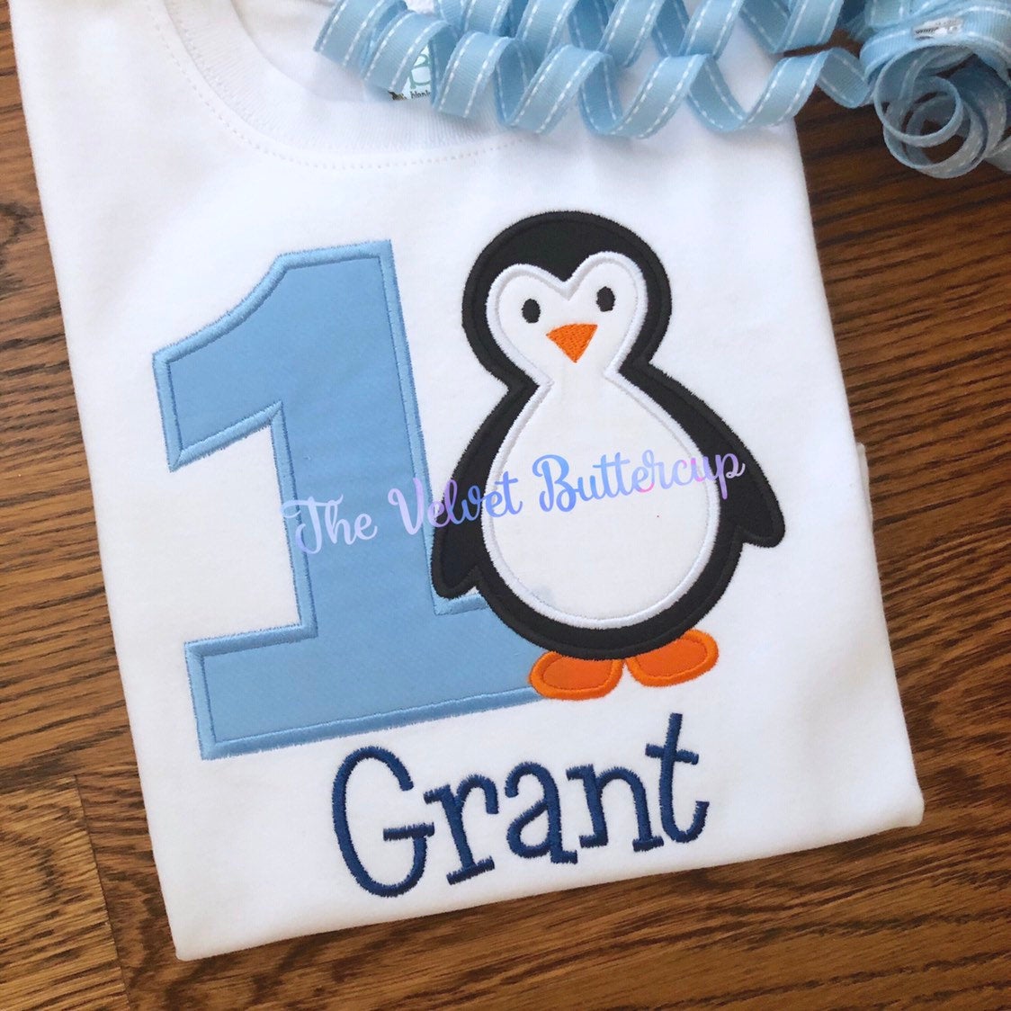 Birthday Shirt - First Birthday Shirt - Boys Birthday - Penguin Birthday Shirt - Girls Birthday Shirt - Winter Onederland Birthday Shirt