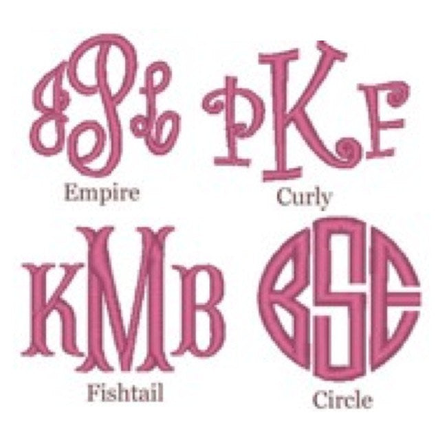 Hip monogram sweatshirt - Monogrammed Sweatshirt (((5.00 shipping)))