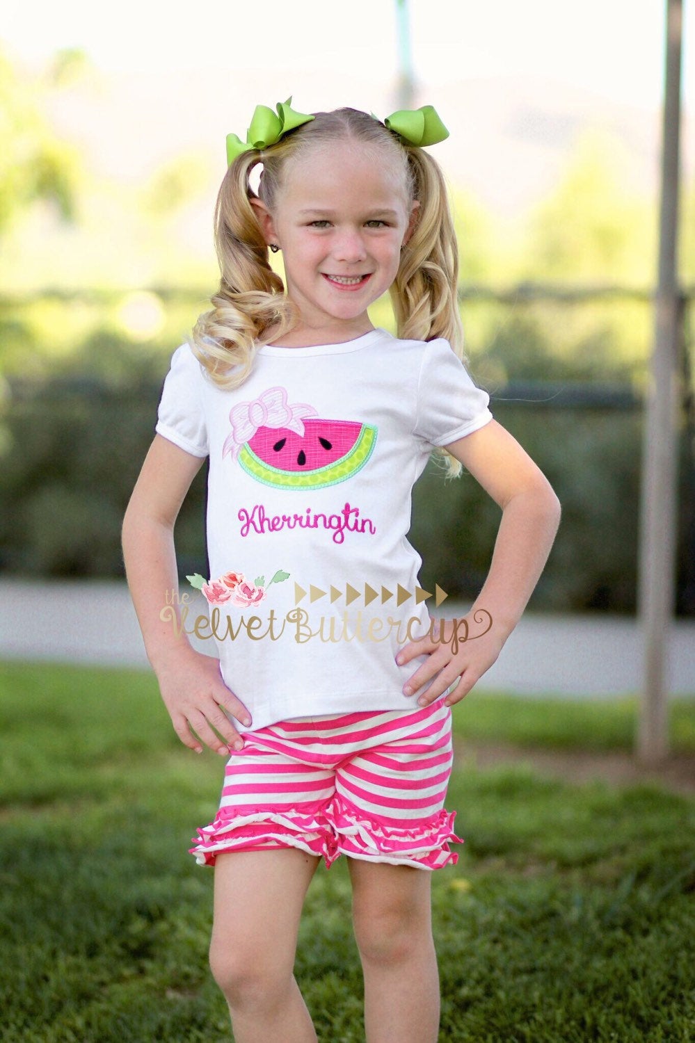 Watermelon Shirt - Monogrammed Watermelon - Monogrammed Shirt - Summer Shirt