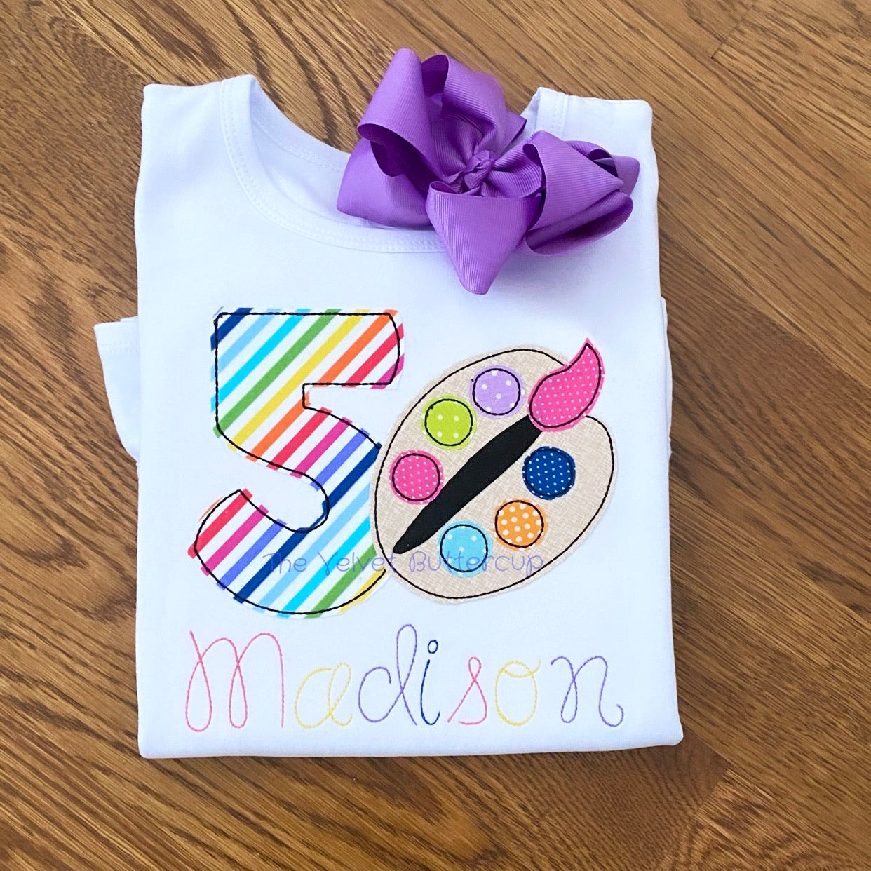Art Birthday Shirt - Art Palette Shirt