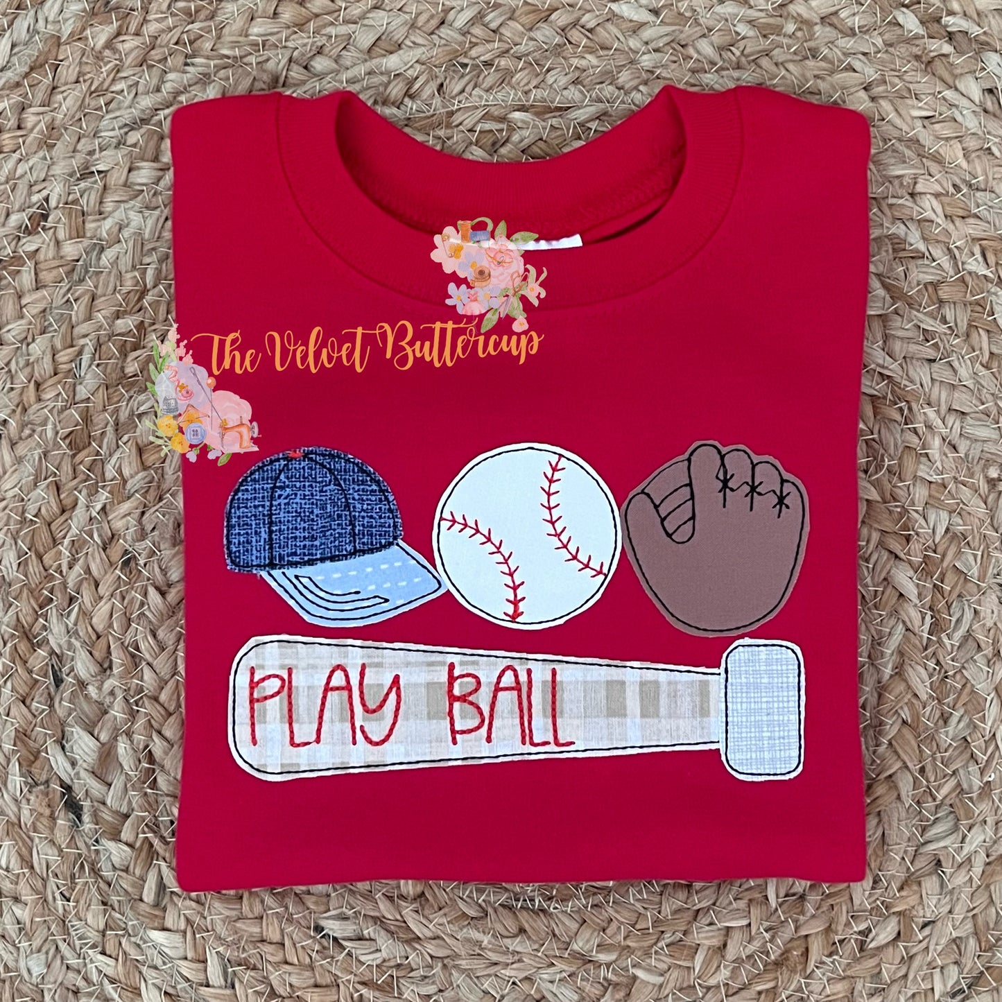 Baseball Gear Appliqué
