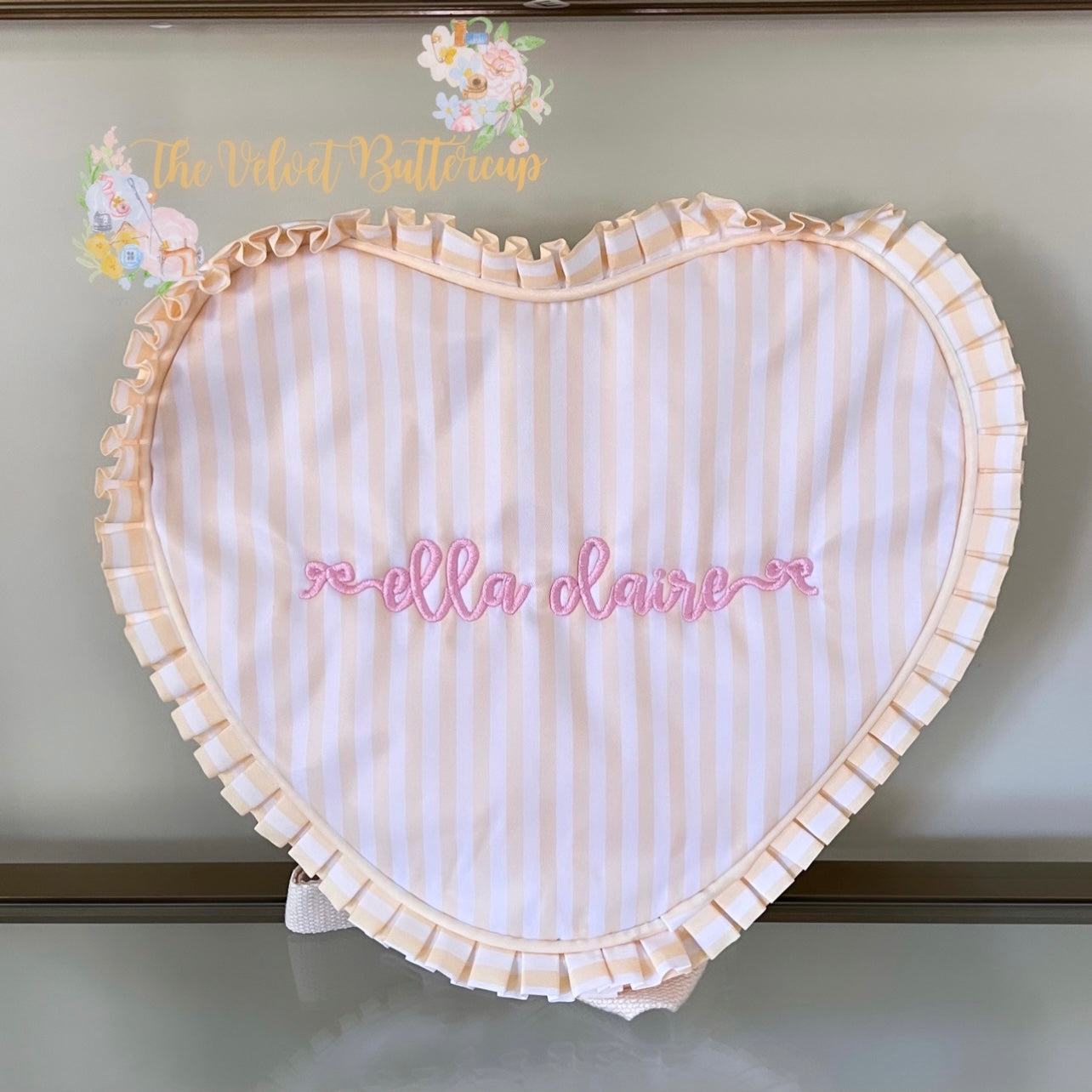 Heart Bag with Name or Monogram