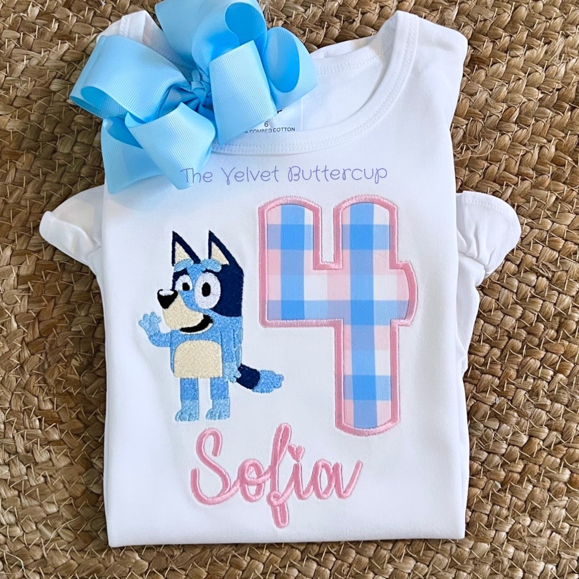 Blue Dog Birthday Shirt