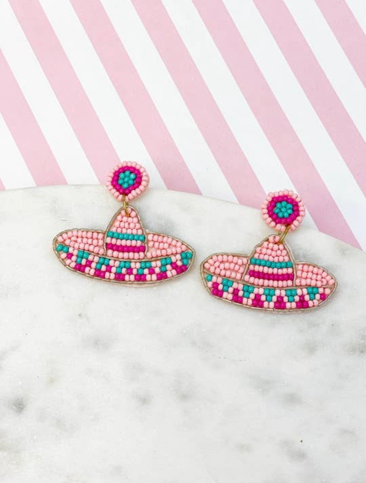 Beaded Sombrero Earrings!