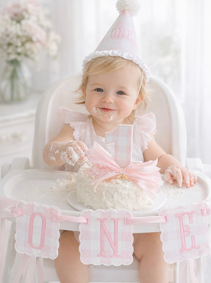 Birthday Set - Birthday Banner Set - Birthday Hat - Cake Topper