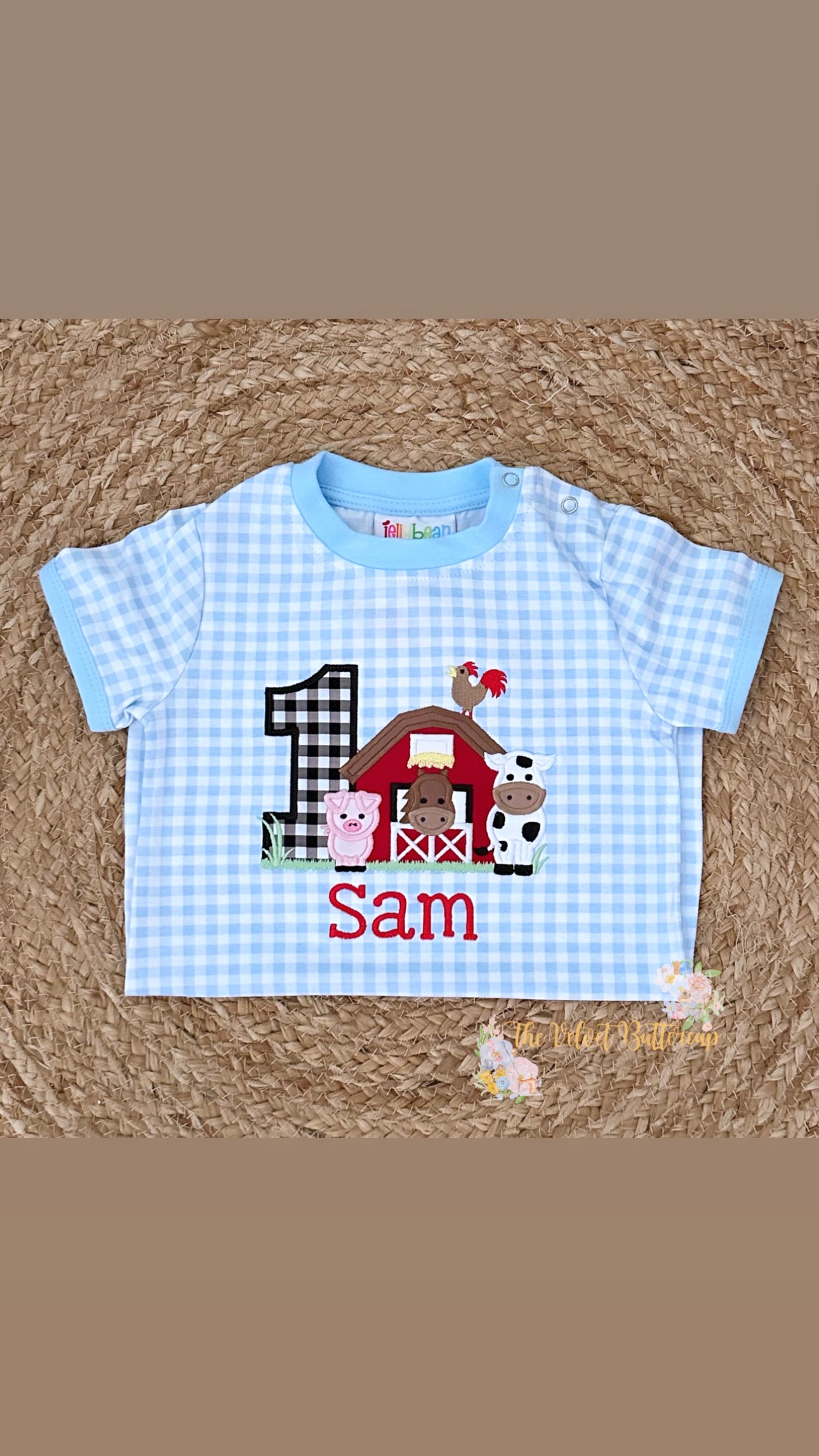 Farm Theme Birthday Shirt