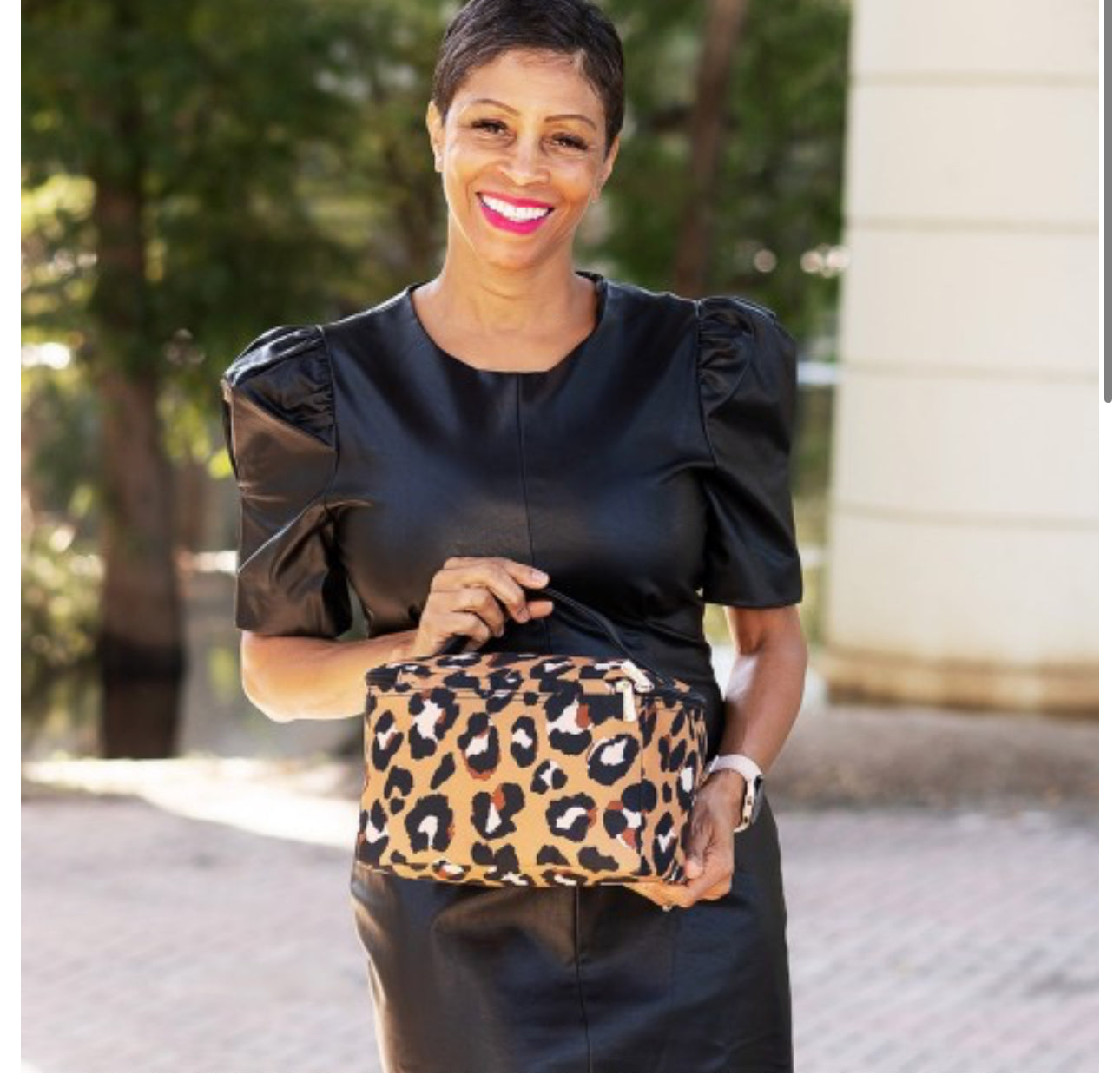 Leopard Cosmetic Bag