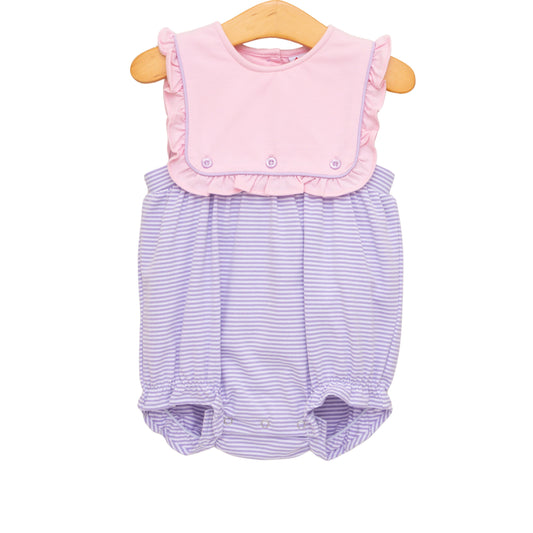 Amelia Bubble - Pink and Lavender Stripe