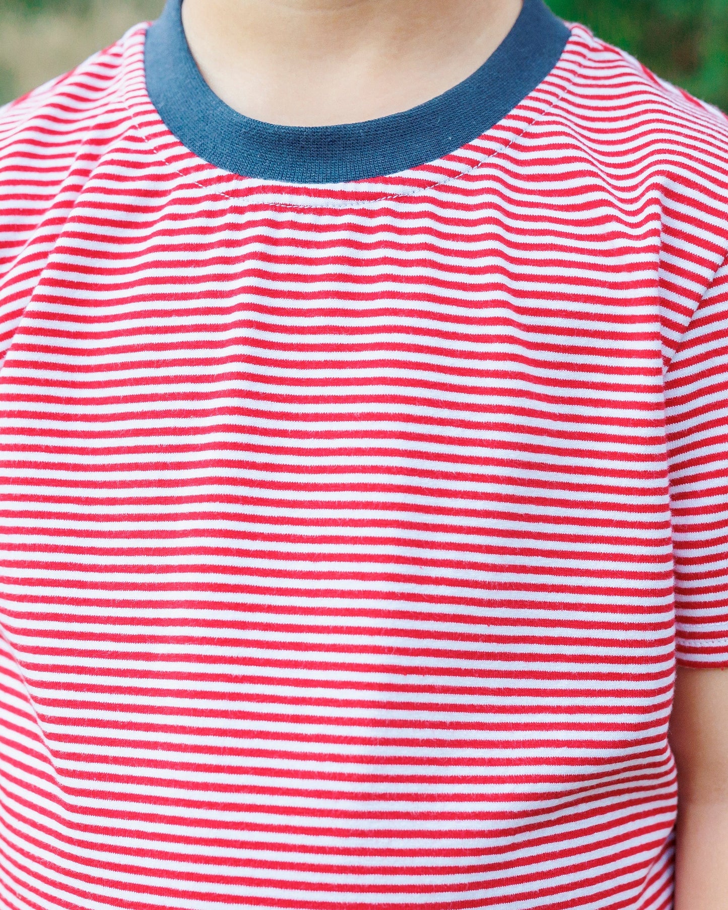 Avery Short Set - Red Stripe and Navy