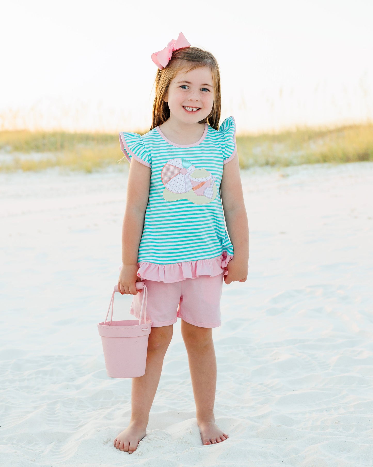 Beach Days Ruffle Short Set