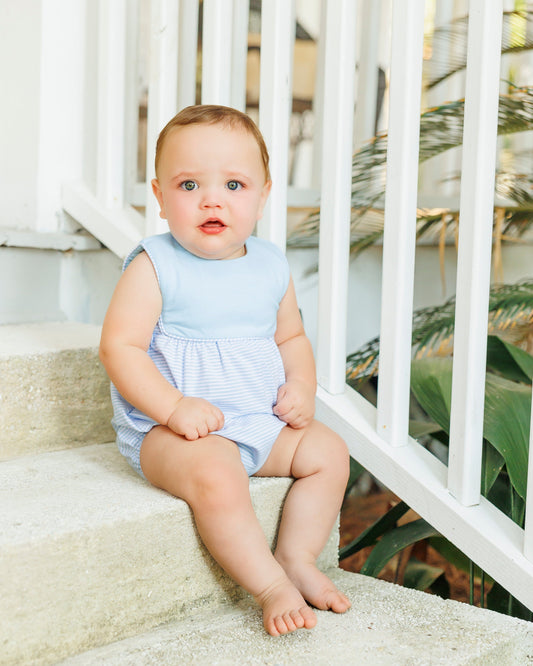 Beau Bubble - Light Blue and Blue Stripe