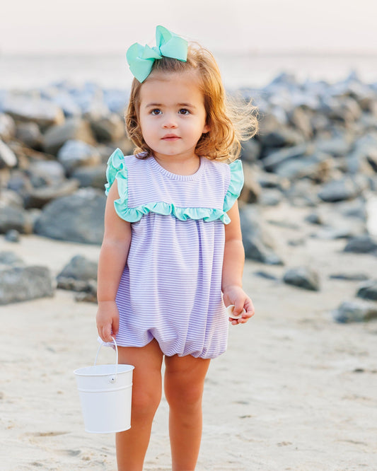 Bella Bubble - Lavender Stripe and Mint