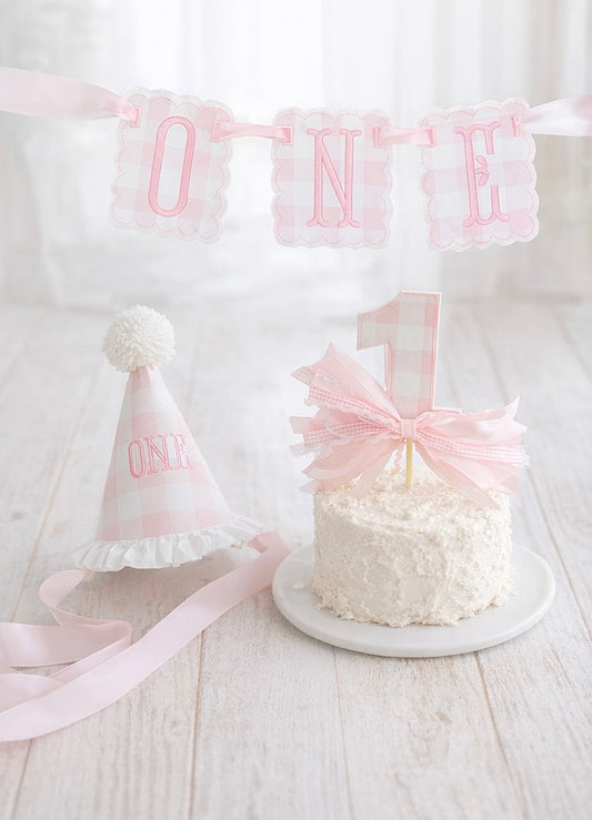 Birthday Set - Birthday Banner Set - Birthday Hat - Cake Topper