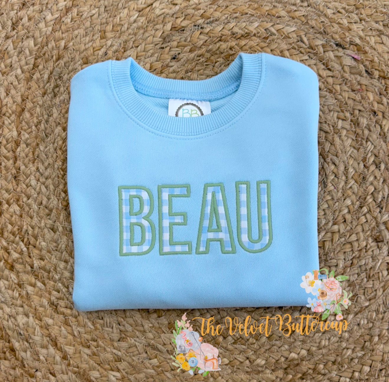 Name Applique Sweatshirt