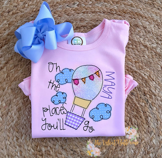 Oh The Places You’ll Go Personalized Tee