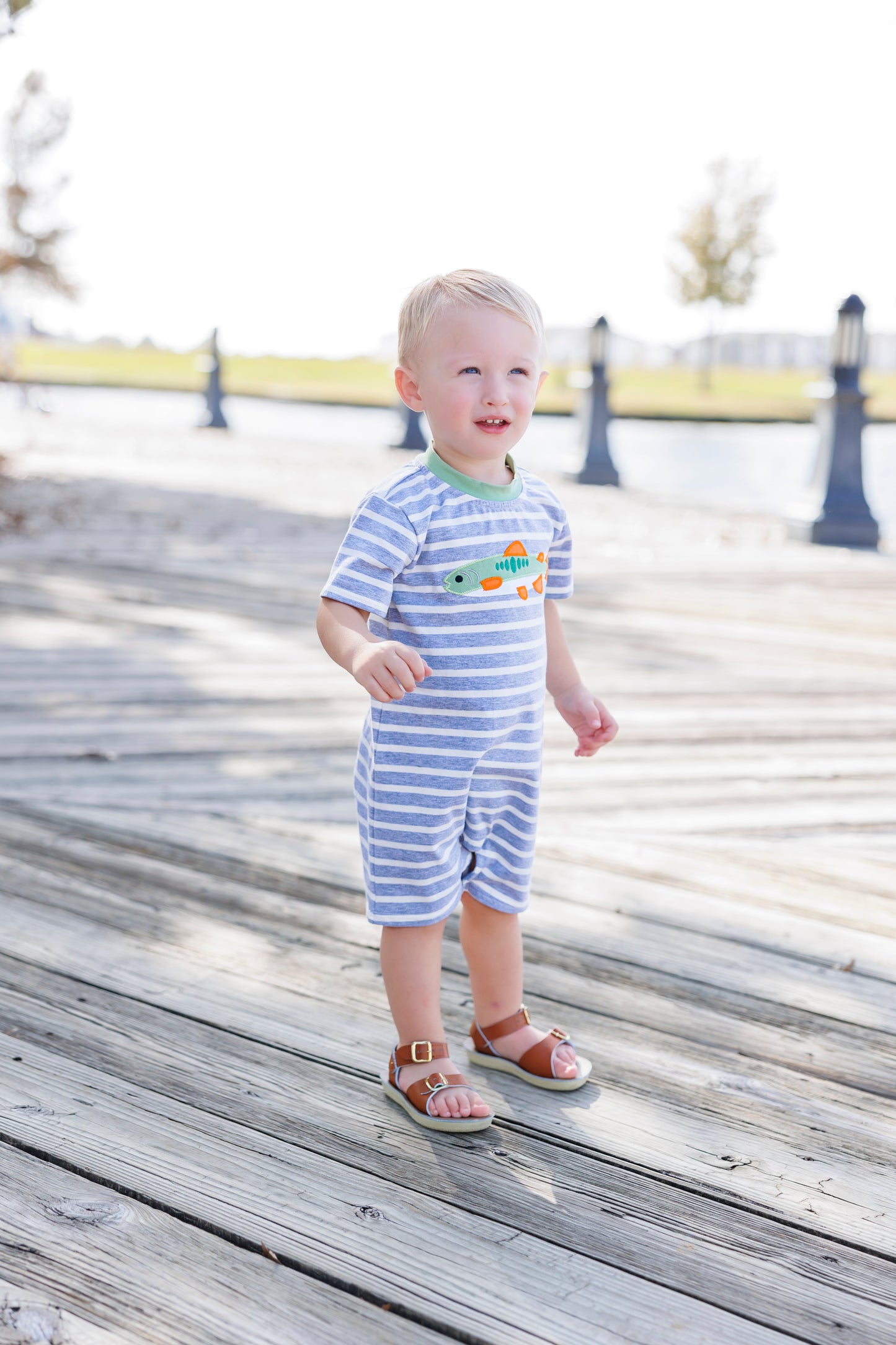 Gone Fishing Romper