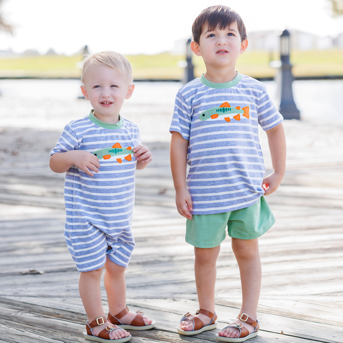 Gone Fishing Romper