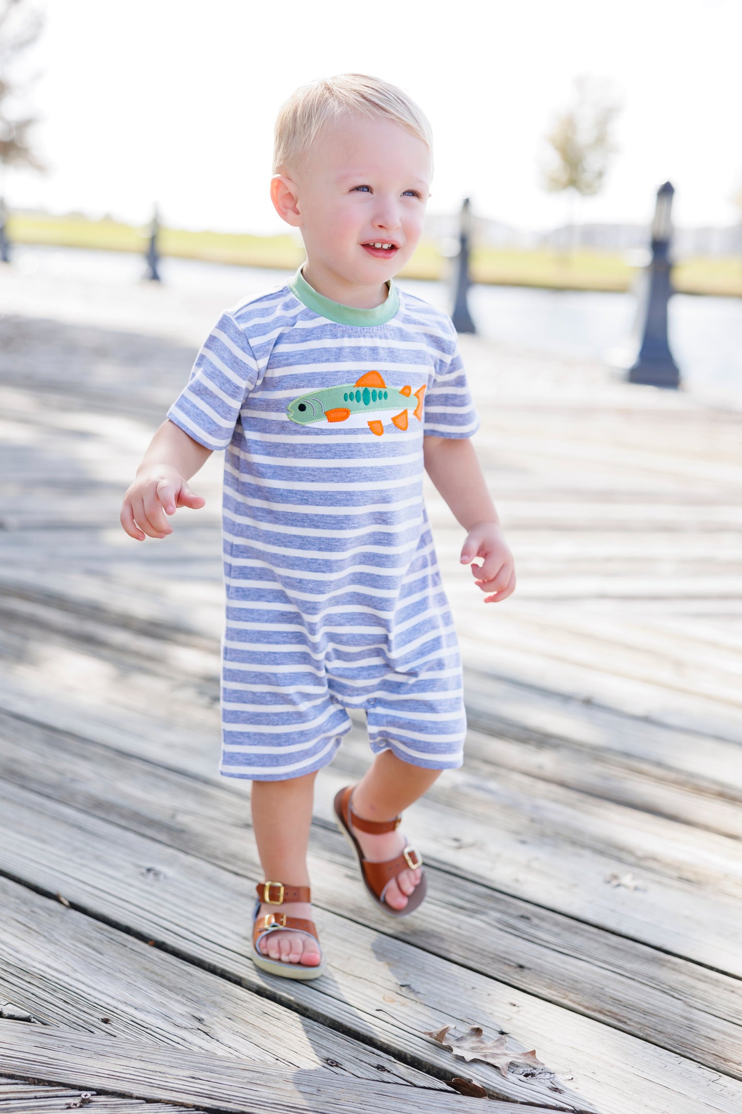 Gone Fishing Romper