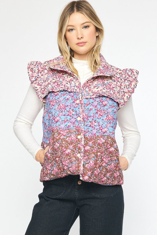 Mini Floral Vest