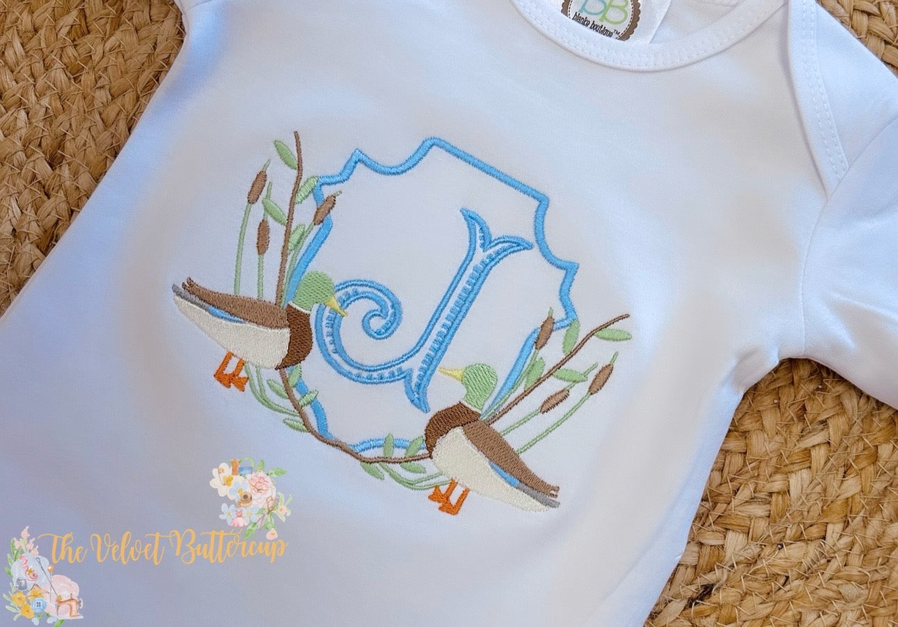 Mallard Frame Boys Shirt Personalized