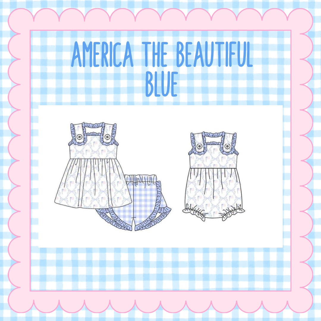 America The Beautiful - Blue