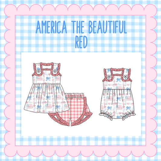 America The Beautiful - Red