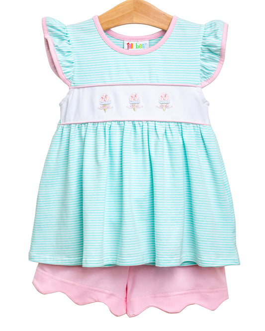 Ice Cream Trio Shorts Set