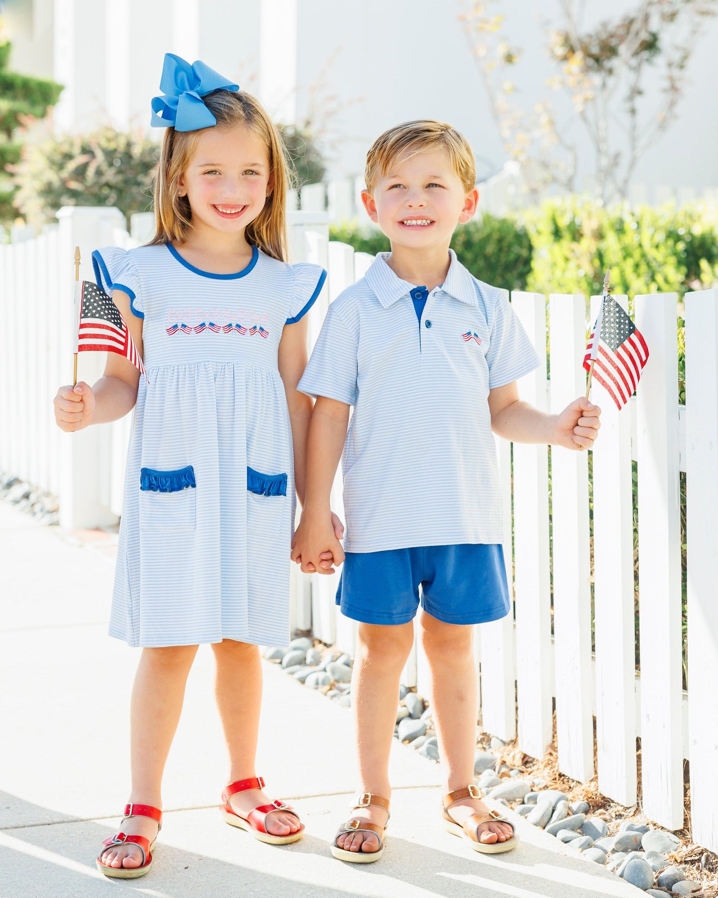 Let Freedom Ring Michael Polo Short Set