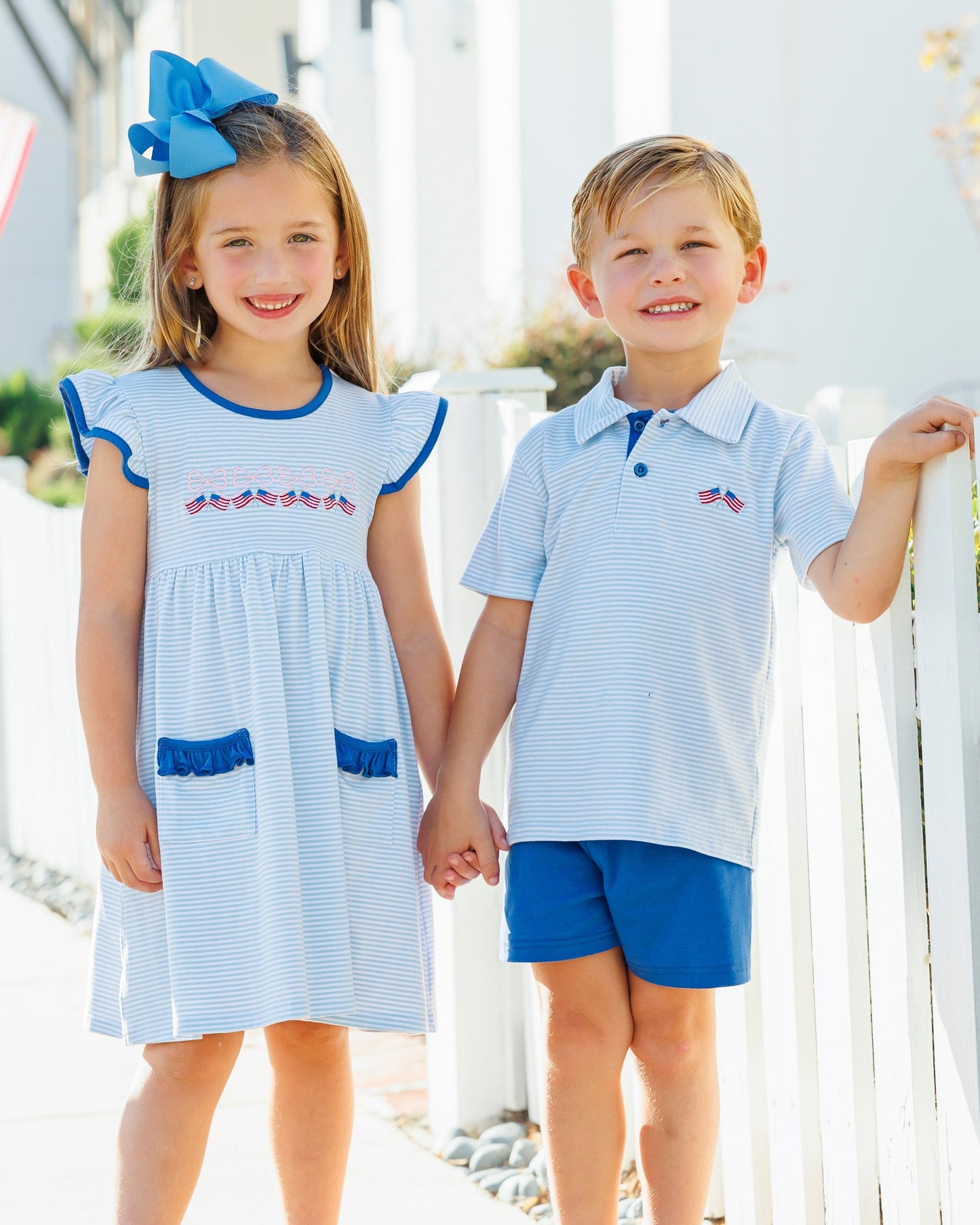 Let Freedom Ring Michael Polo Short Set