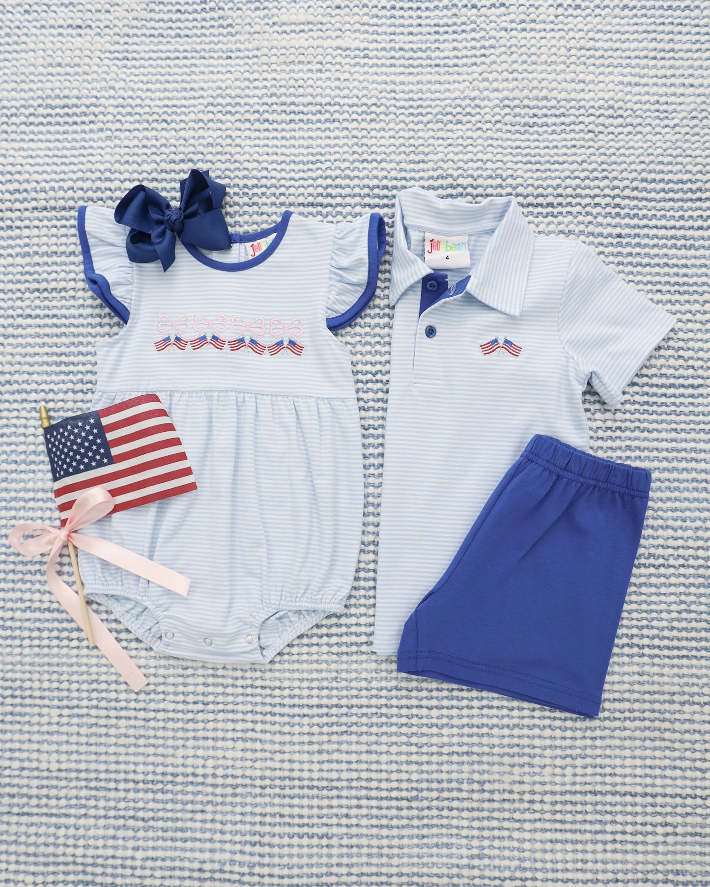 Let Freedom Ring Michael Polo Short Set