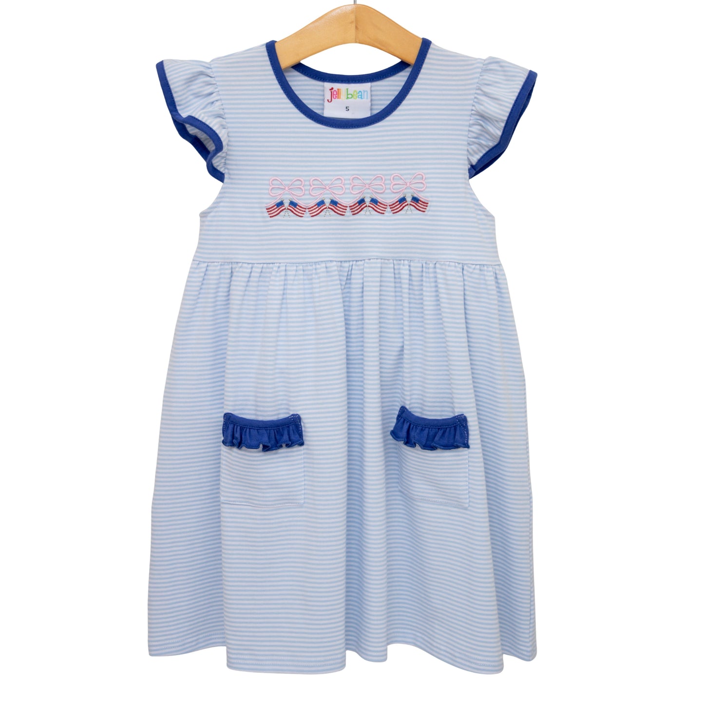 Let Freedon Ring Ruffle Pocket Dress