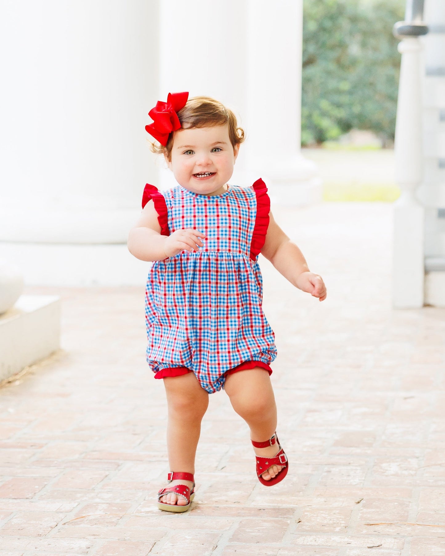 Patriotic Plaid Evie Bubble