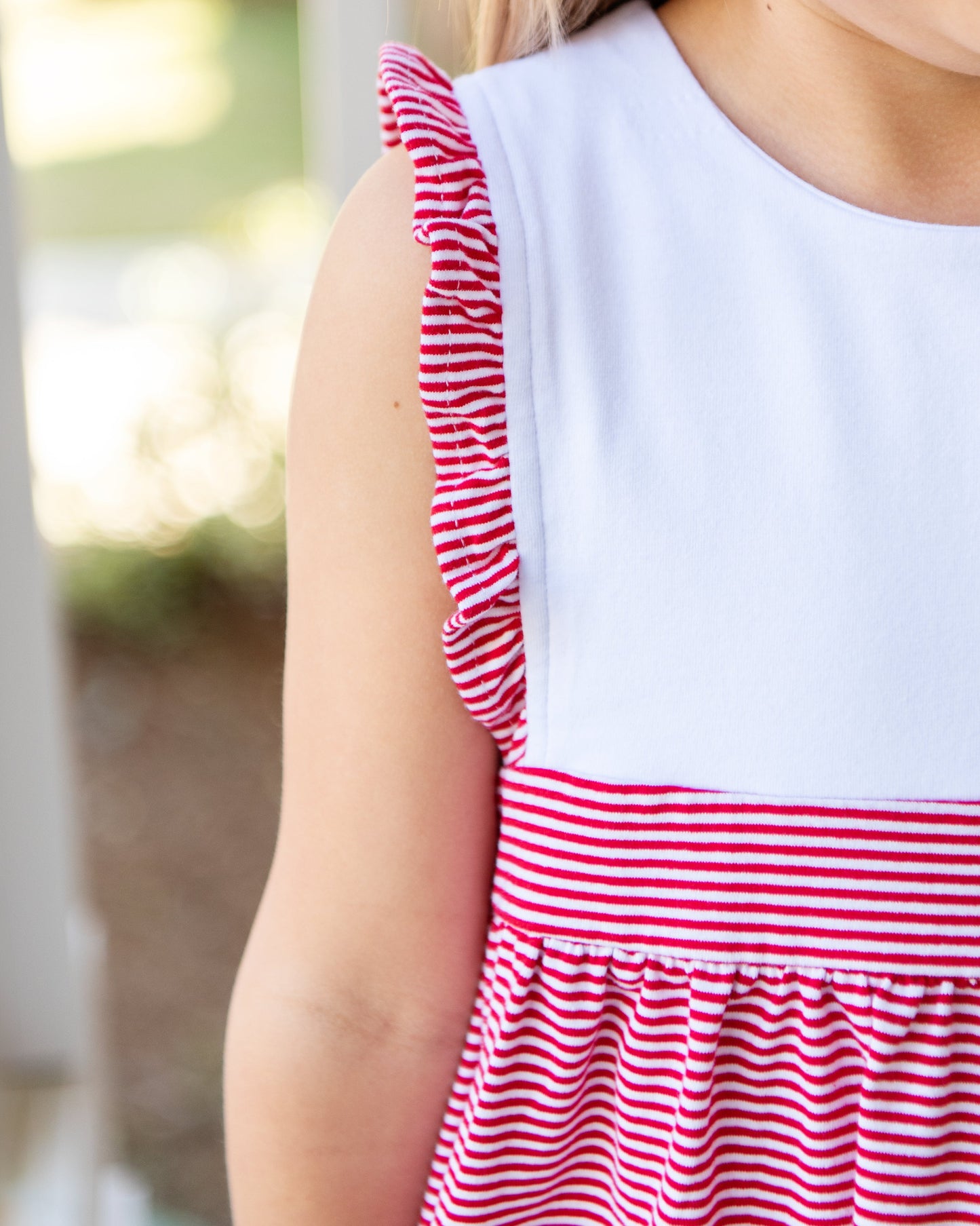 Sophie Dress - Red Stripe