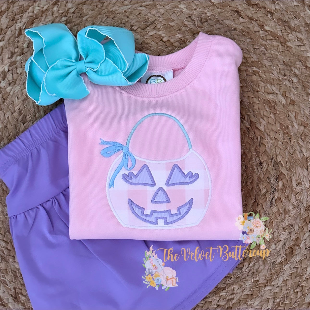 Pastel Pink Pumpkin Sweatshirt