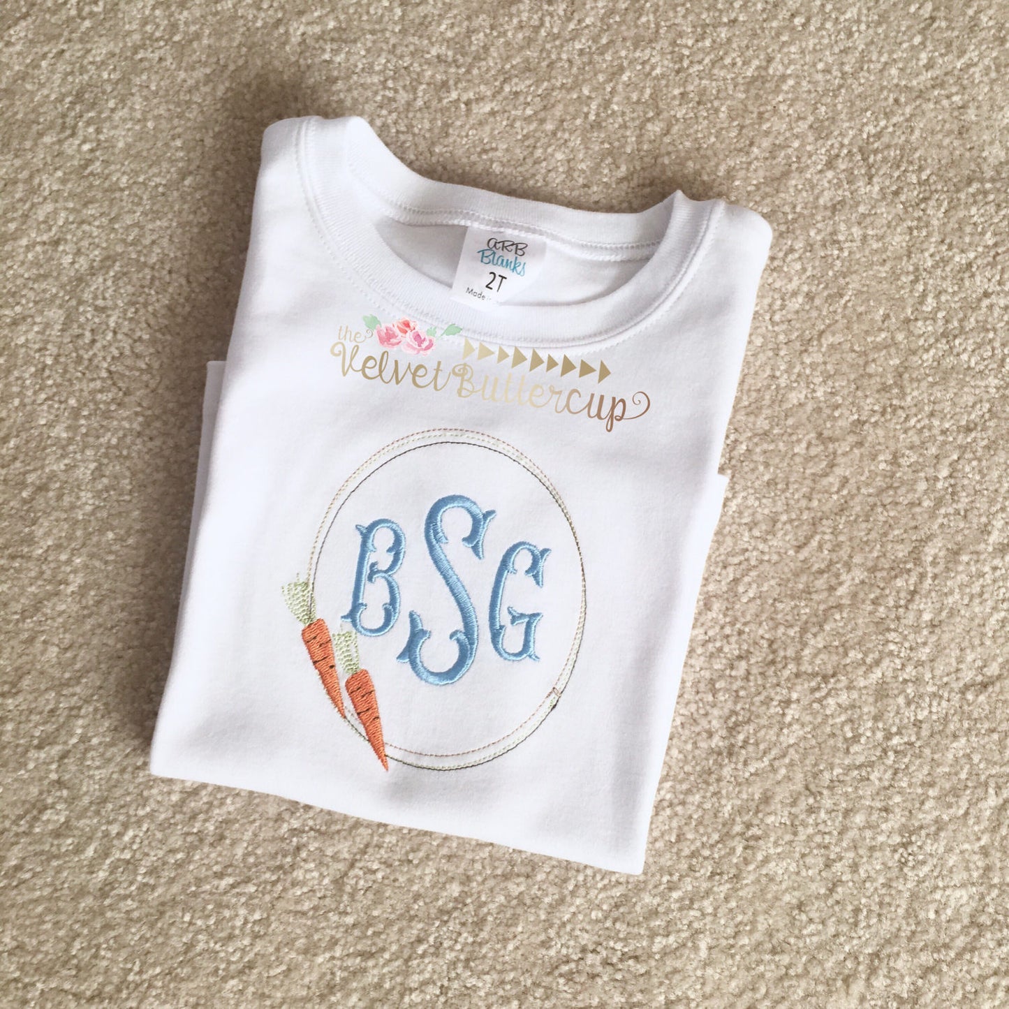 Easter Shirt - Heirloom Monogram Shirt - Vintage Bunny Shirt - Carrot Shirt - Easter Monogram Shirt - Monogram Frame Shirt -   Easter Gift