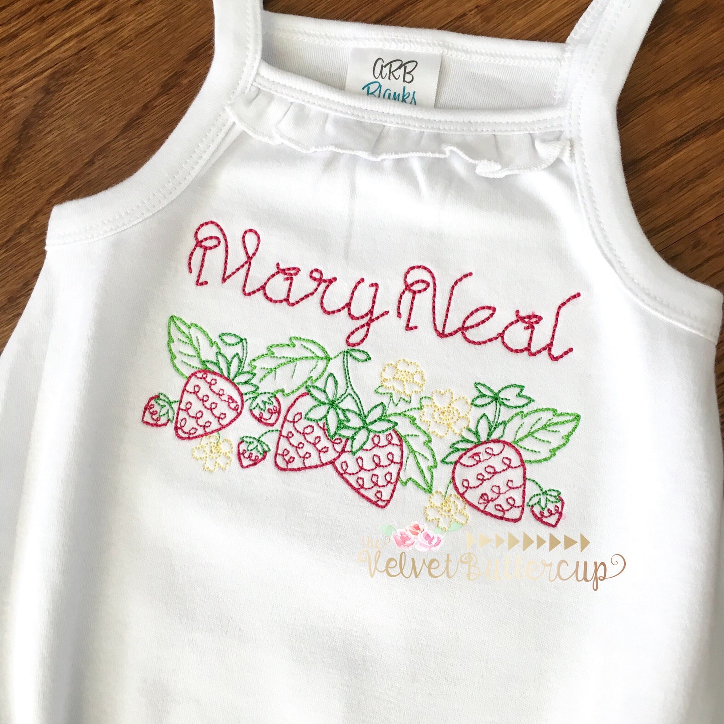 Baby Gift - Strawberry Design - Strawberry Picking - Strawberry Bubble - Strawberry Tee - Baby Shower Gift - Ruffle Bubble - Bubble Romper