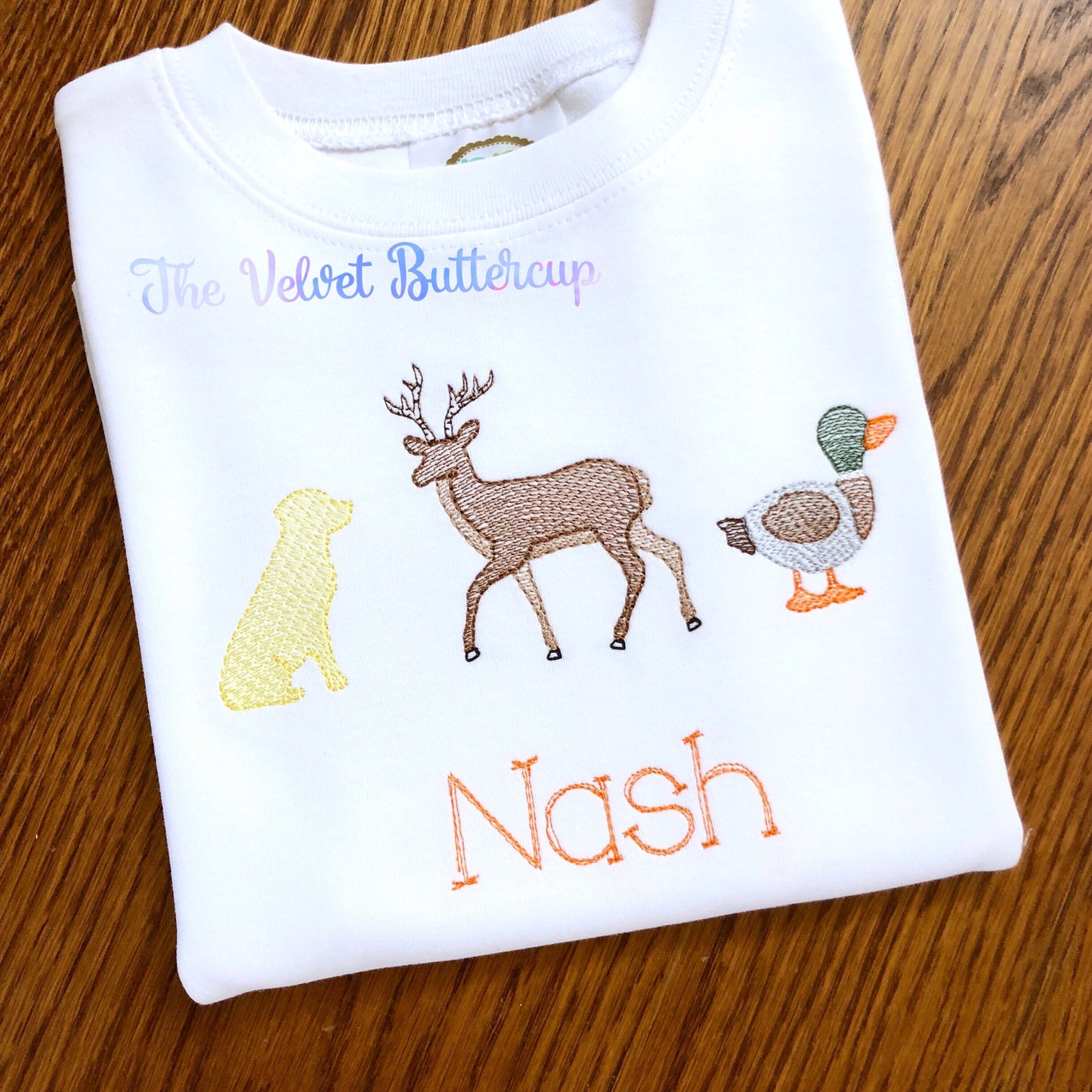 Hunting Shirt - Deer Shirt - Lab Shirt - Labrador Shirt - Mallard Shirt - Wildlife Shirt - Boys Shirt - Personalized Shirt - Custom Shirt