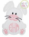 Easter Shirt - Easter Bunny Monogram