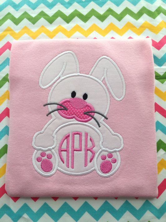 Easter Shirt - Easter Bunny Monogram