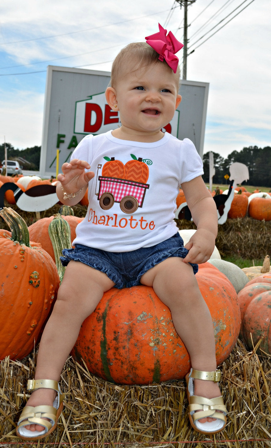 Fall Shirt - Pumpkin Shirt - Monogram Fall Shirt - Monogram Shirt - Hay Ride Shirt - Pumpkin Wagon Shirt