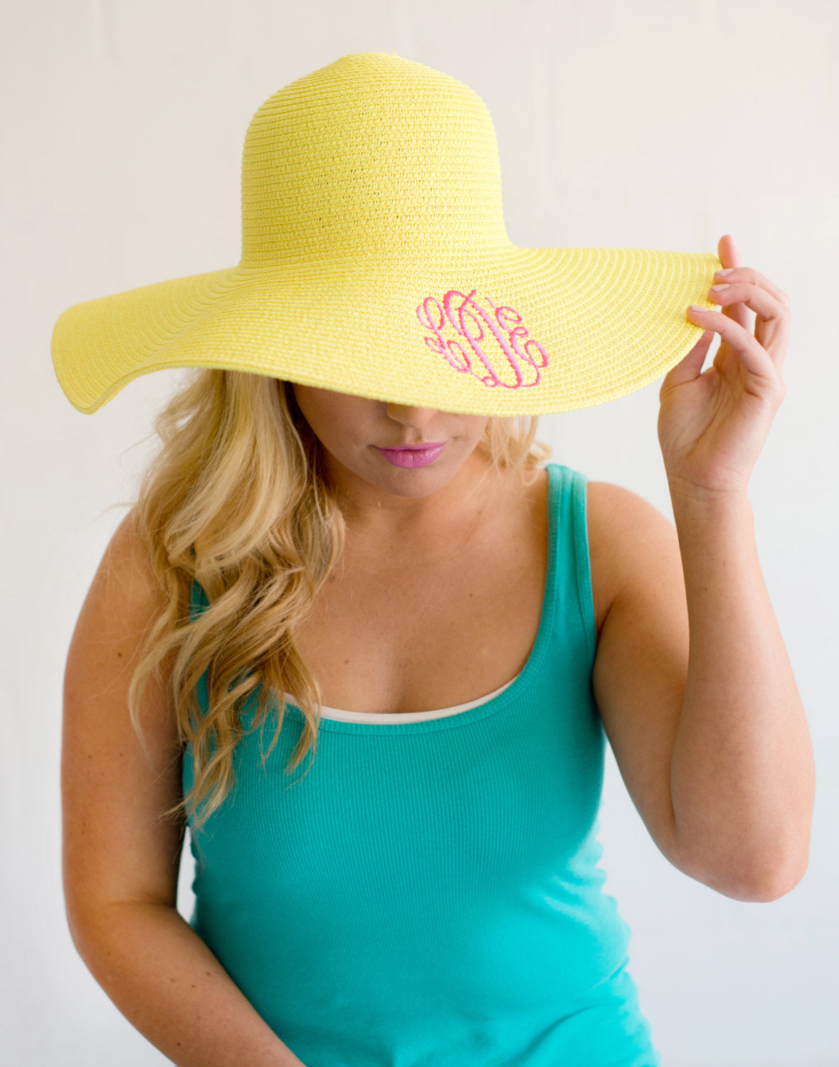 Monogram Sun Hat - Monogram Floppy Hat - Monogram Beach Hat - Beach Hat - Floppy Hat - Personalized Floppy Hat - Personalized Sun Hat