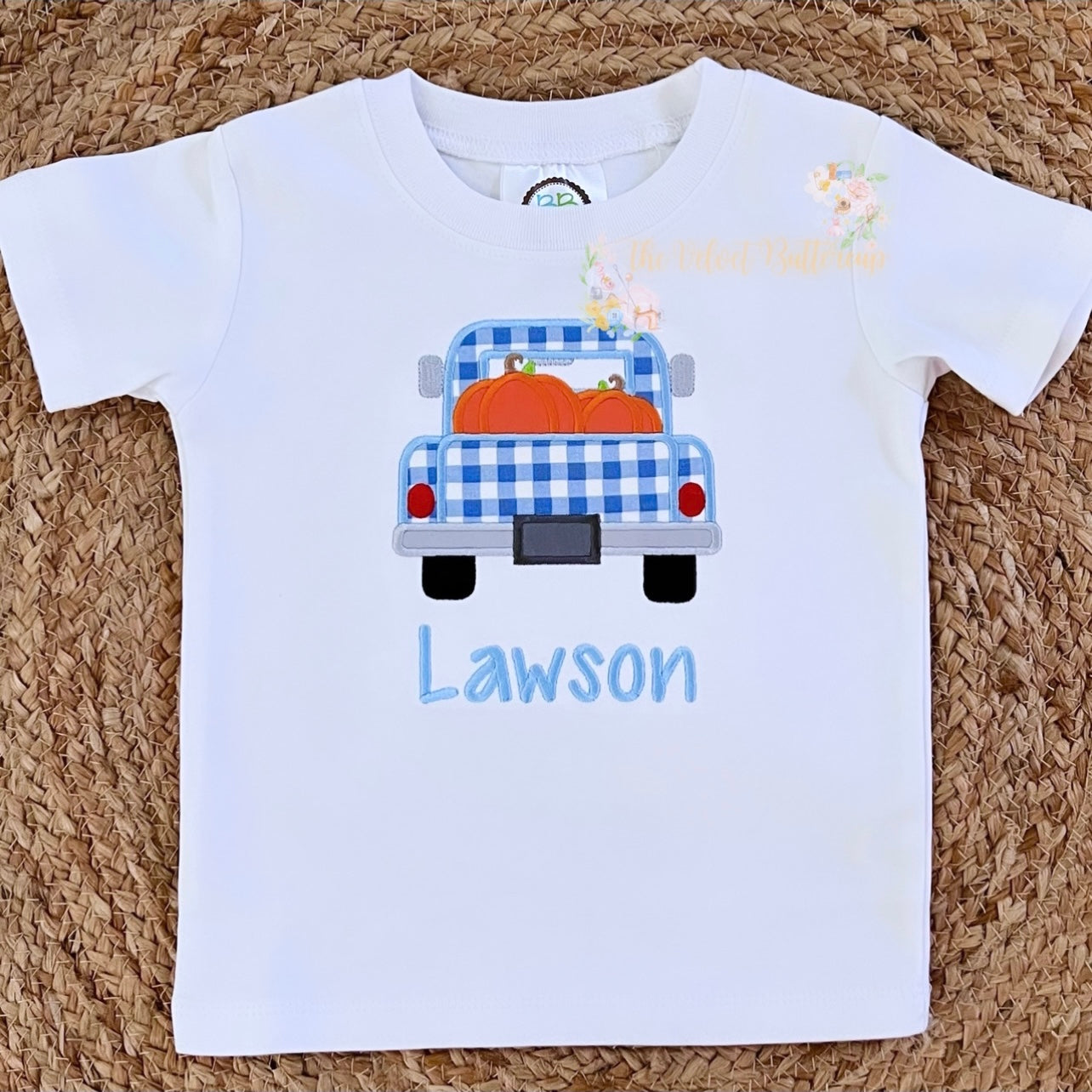 Pumpkin Truck Appliqué Shirt